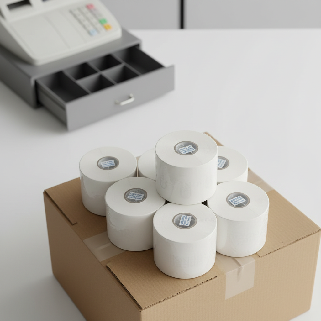 Economy Cashier Rolls 80×70 mm | POS Paper Jeddah